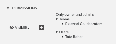 permissions for user 2